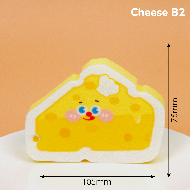Non-woven scrub cloth for washing dishes