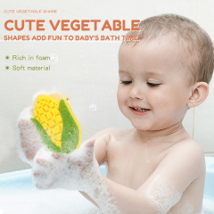 Compressed dishwashing sponge