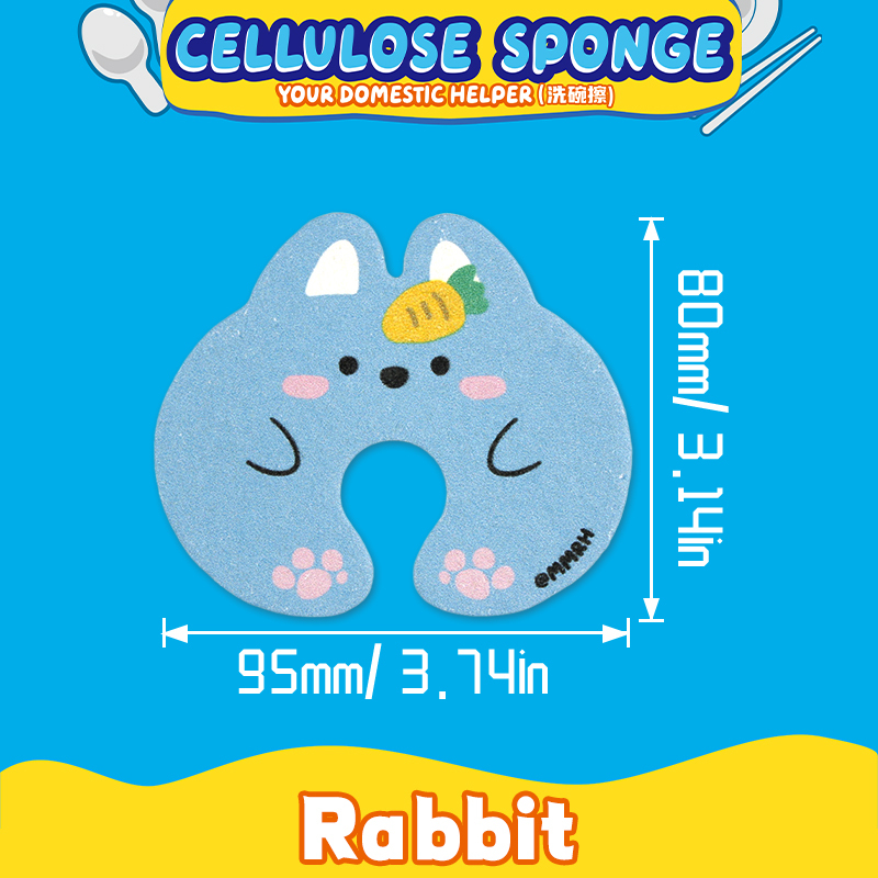 Compressed dishwashing sponge