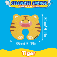 Compressed dishwashing sponge