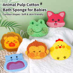 Compressed dishwashing sponge