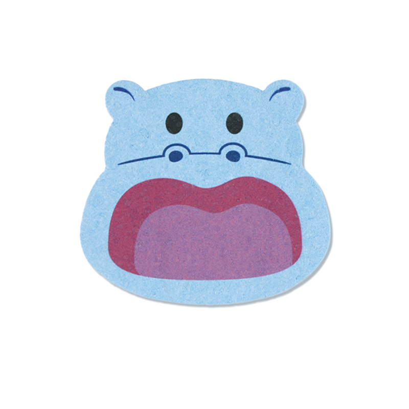 Compressed dishwashing sponge
