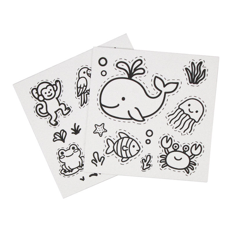 Painting wood pulp cotton set