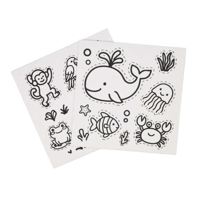 Painting wood pulp cotton set
