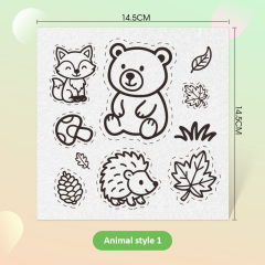Painting wood pulp cotton set