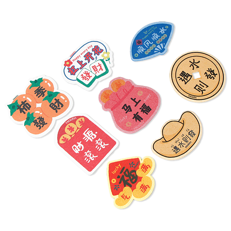 Printed compressed dishwashing wood pulp cotton
