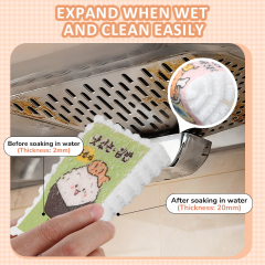 Wood Pulp Cotton Dishwashing and Wiping Cloth Set
