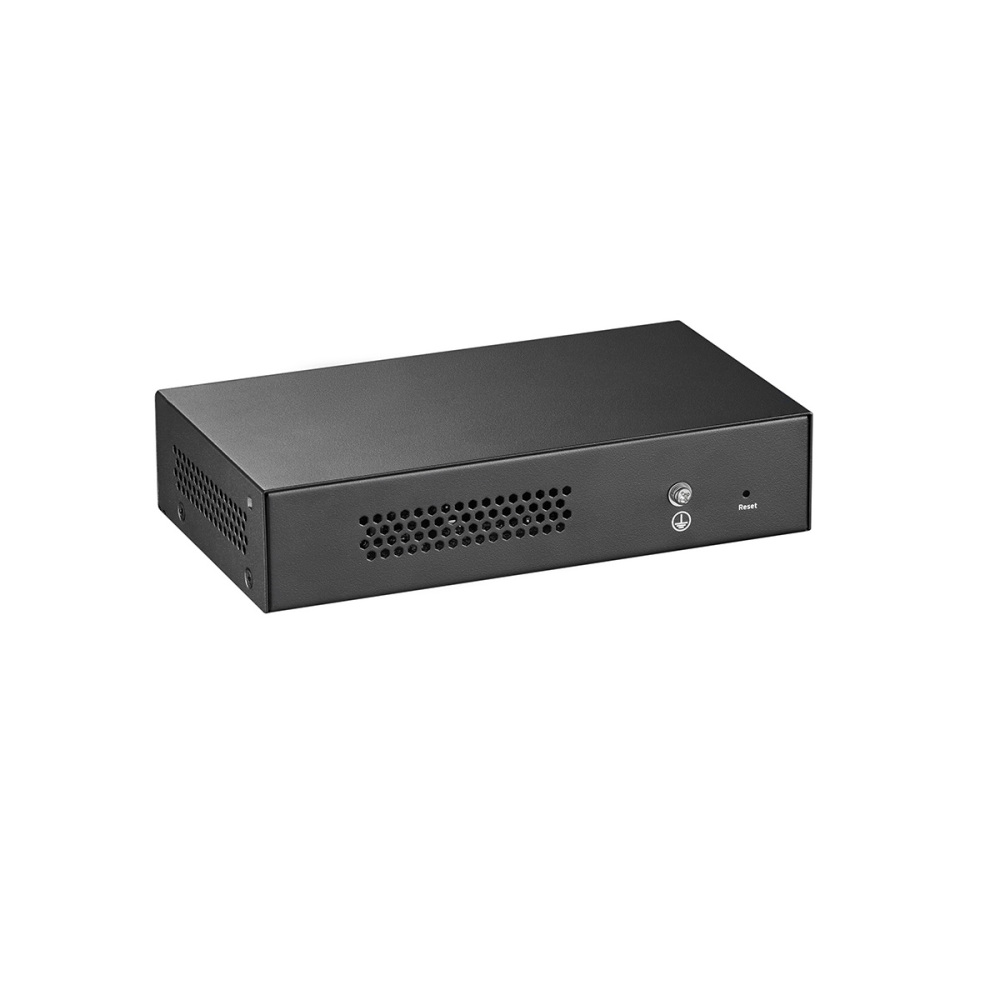 10G Web Managed Switch, 4x2.5G RJ45 + 10G RJ45 + 10G SFP Ports, LACP/VLAN/QoS, Fanless Metal, YuLinca Ethernet Switch for NAS/Gaming/8K Streaming