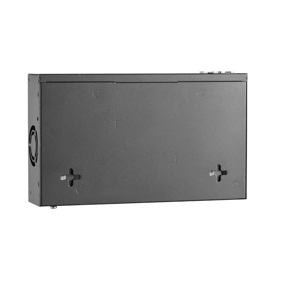 6 Port 10Gbps Managed Switch, 4 x 10G RJ-45, 2 x 10G SFP+ Slots, Support 10G/5G/2.5G/1000M Auto-Negotiation, YuLinca Smart Web Metal Network Switch