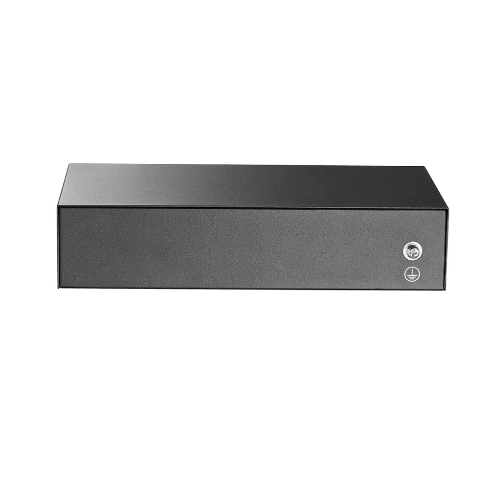 6 Port 10Gbps Managed Switch, 4 x 10G RJ-45, 2 x 10G SFP+ Slots, Support 10G/5G/2.5G/1000M Auto-Negotiation, YuLinca Smart Web Metal Network Switch