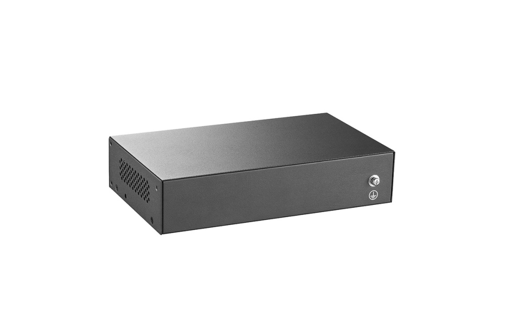 6 Port 10Gbps Managed Switch, 4 x 10G RJ-45, 2 x 10G SFP+ Slots, Support 10G/5G/2.5G/1000M Auto-Negotiation, YuLinca Smart Web Metal Network Switch