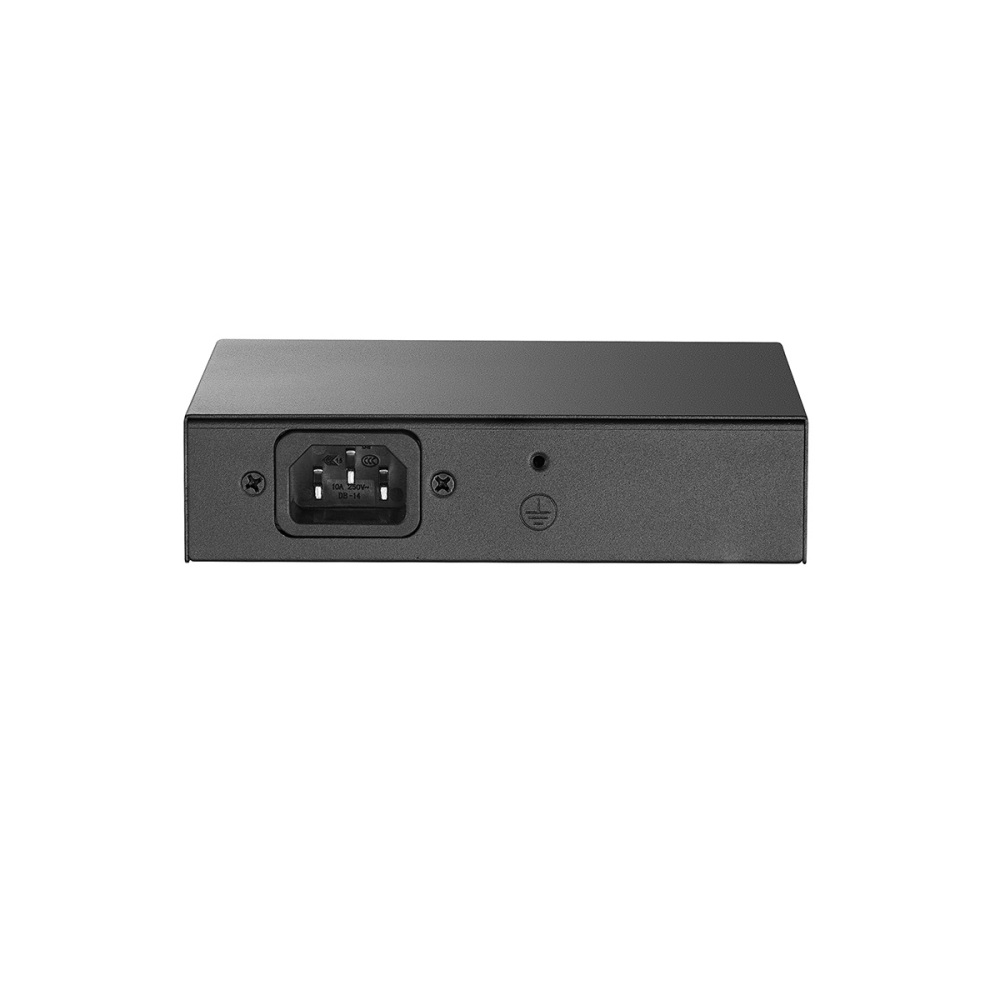 6 Port Mini PoE Switch with 4 PoE+, 2 Uplink, 10/100Mbps Ethernet, 65W 802.3af/at PoE, Fanless Metal Plug & Play PoE+ YuLinca Network Switch