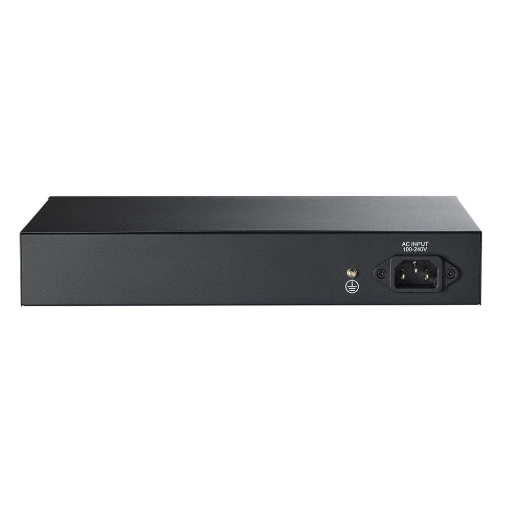 24 Port PoE Switch with 2 Gigabit Uplink, 100Mbps PoE+ Ports, 1000Mbps Uplink, IEEE802.3af/at, Max 300W, VLAN & PoE Extend 250m, YuLinca RackMount Fanless Unmanaged Ethernet Switch