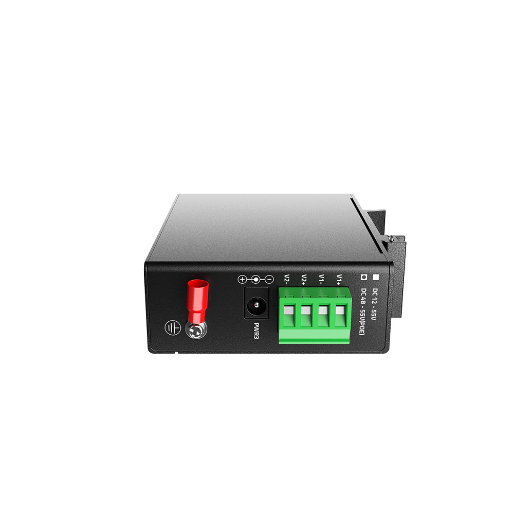 5 Port Mini PoE+ Industrial Switch, 4 Ports PoE+ and 1 Uplink, 10/100Mbps Fast Ethernet, Din Rail & Wall Mount, Unmanaged IP30 (-40~185°F) Hardened YuLinca Industrial Switch