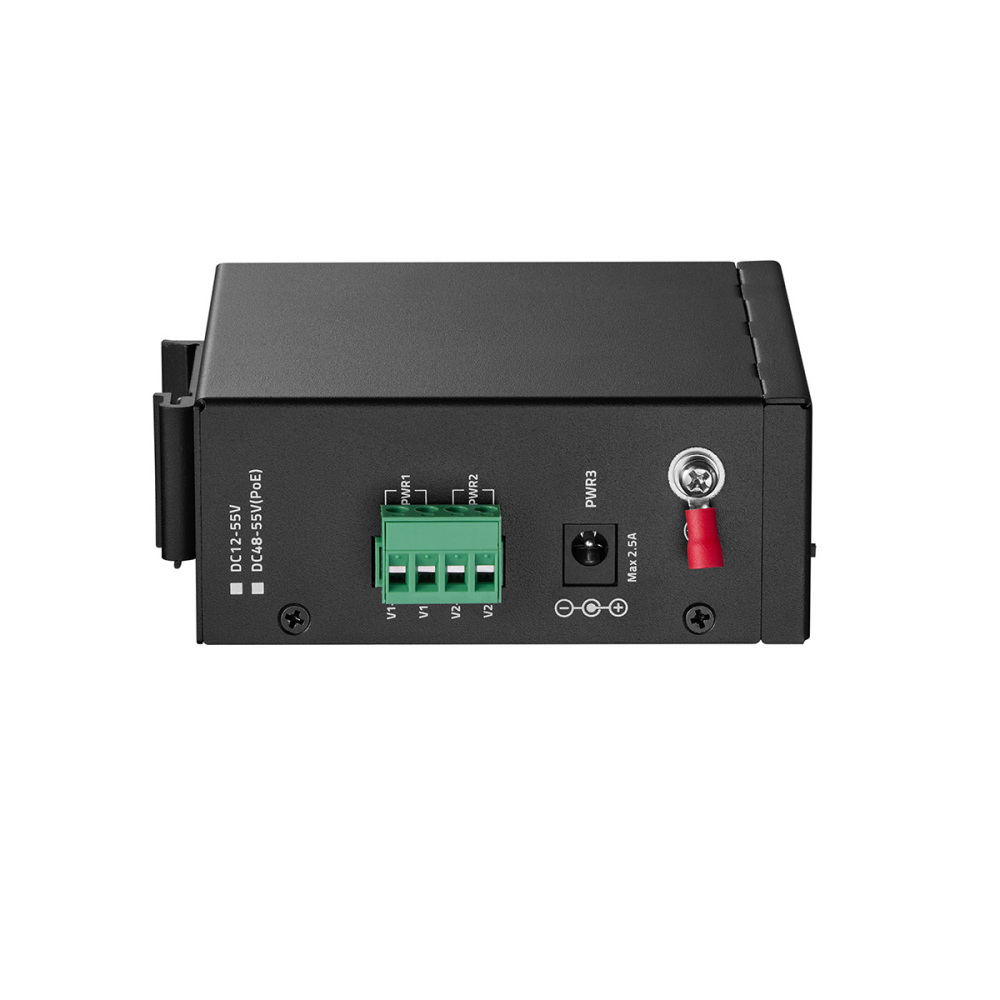 8 Port Mini 100Mbps Industrial DIN-Rail Ethernet Switch, 8 x 10/100Mbps RJ45 Ports, Unmanaged IP30 (-40~185°F) Hardened YuLinca Switch