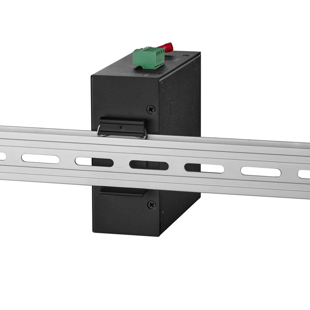 8 Port Mini 100Mbps Industrial DIN-Rail PoE Switch, 8 x 10/100Mbps PoE Ports, IEEE802.3af/at, Unmanaged IP30 (-40~185°F) Hardened YuLinca Switch