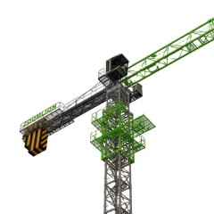 Tower Cranes,Used Zoomlion QTZ160 Tower Crane (TC7013-10) 70m Boom 10t Capacity for Construction Projects Features Core Motor Gearbox Engine