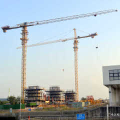 Tower Cranes,Used TC6515 Model 10 Ton 12 Ton Tower Cranes for Sale Hoisting Tower with Core Components Motor Gearbox Bearing