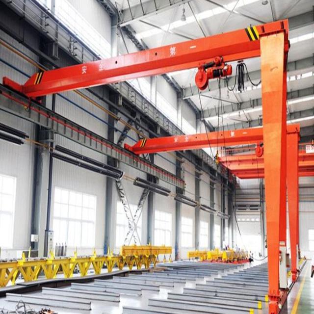 Tower Cranes,Customizable Single Beam Mobile Half Door Gantry Cranes High-Performance Motor Single Track 3-15 Ton Rated Loading New Condition