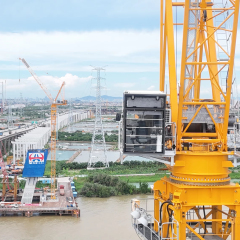 Tower Cranes,Zoomlion L315-20 Luffing Jib Tower Crane - Heavy Duty Construction Equipment for High-Rise Buildings