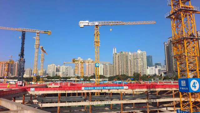 Tower Cranes,Lifting Engineering Construction Tower Crane 75m Jib Length Topless Second-hand Tower Crane for Sale