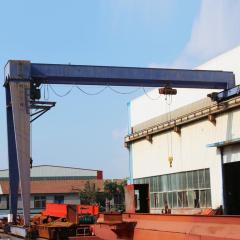 Tower Cranes,Customizable Single Beam Mobile Half Door Gantry Cranes High-Performance Motor Single Track 3-15 Ton Rated Loading New Condition