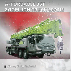 Tower Cranes,Second-Hand Zoomlion 35 Ton Wheel Mobile Car Crane ZTC 350 Truck Crane with Weichai Engine Gearbox Pump Bearing