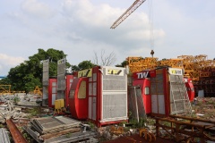 Tower Cranes,High Quality Construction Building Hoist Cargo Lift New Condition Mast Lifting Elevator with New Motor Gearbox Core Components