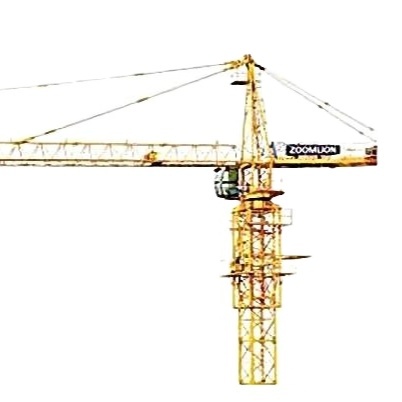 Tower Cranes,6t Construction Tower Crane for High Rise Buildings Variable Jib (30-60m) Anti Collision System Factory Direct Price Motor Pump