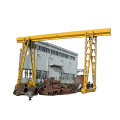 Tower Cranes,Single Girder Bridge Electric Door Gantry Crane 50t