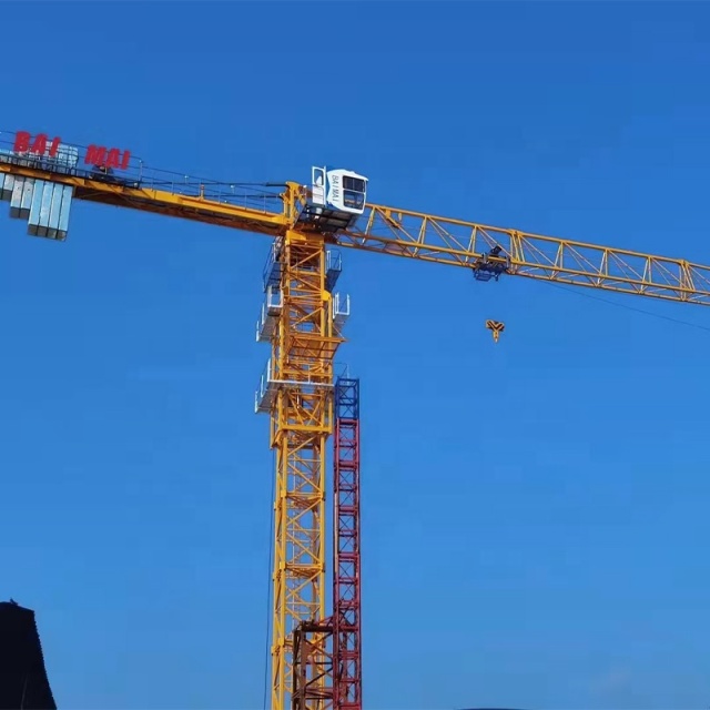 Tower Cranes,6t  Cheap and Durable topless Tower Crane 6t Tower Crane the Tower Crane Supports the Wall