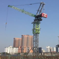 Tower Cranes,The Best and Cheapest 16t Luffing-Jib Tower Crane Zoomlion Tower CraneL250-16RA in China