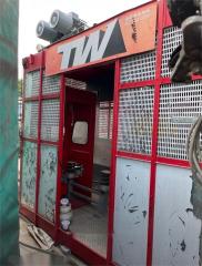 Tower Cranes,TW Construction Hoist SC200/200 Dual-Cage Modular Elevator with Motor Pump Engine Gear & Gearbox for Building Construction