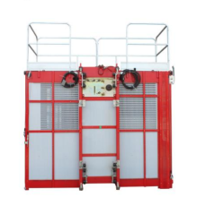 Tower Cranes,Quick Install Twin Cage Non-Counterweight Hoist High Speed TW SC200/200 for Fast-Paced Construction Core Motor Pump Engine Gear