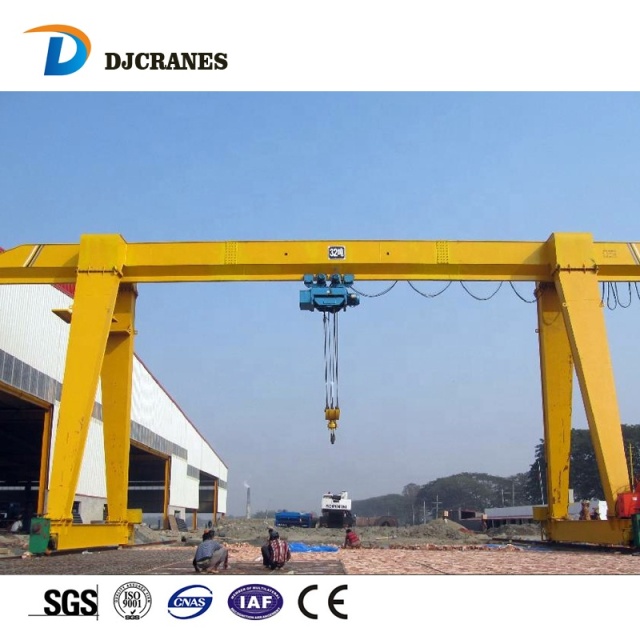 Tower Cranes,Single Girder Bridge Electric Door Gantry Crane 50t