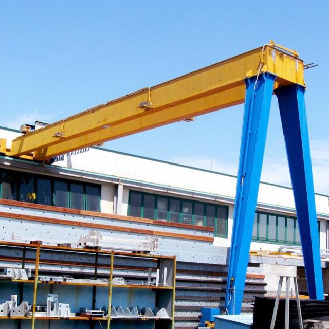 Tower Cranes,Customizable Single Beam Mobile Half Door Gantry Cranes High-Performance Motor Single Track 3-15 Ton Rated Loading New Condition