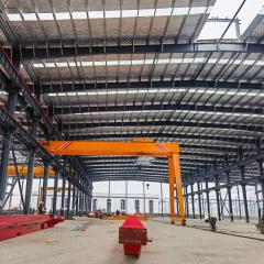 Tower Cranes,Customizable Single Beam Mobile Half Door Gantry Cranes High-Performance Motor Single Track 3-15 Ton Rated Loading New Condition