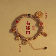 山鬼钱盘缠手串(防小人)已祝福