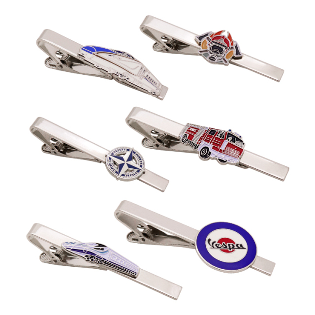 Custom Tie Clips | Logo Badge Tie Clips