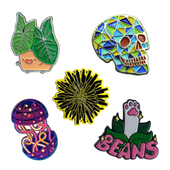 Custom Lapel Pins with Colorful Logo & Souvenir Designs