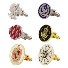 Custom Cufflinks | Emblem Badge Cufflinks