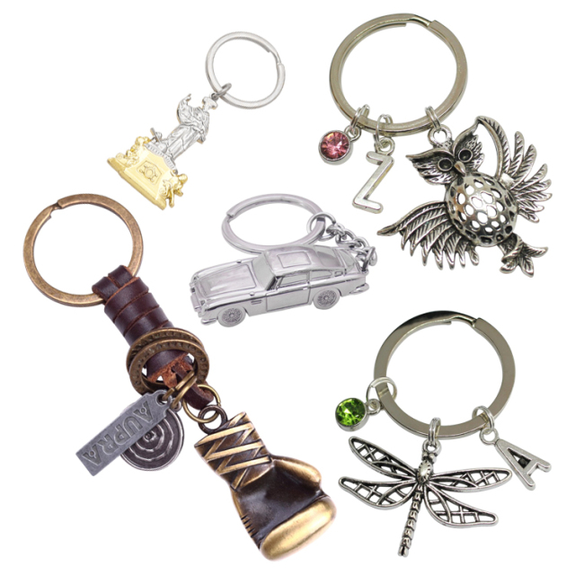 Custom 3D Keychains | Metal Pendant Charm Keychains