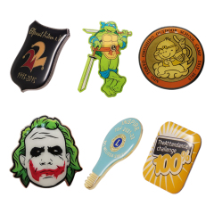 Custom Epoxy Lapel Pins | Logo Character & Souvenir Badges