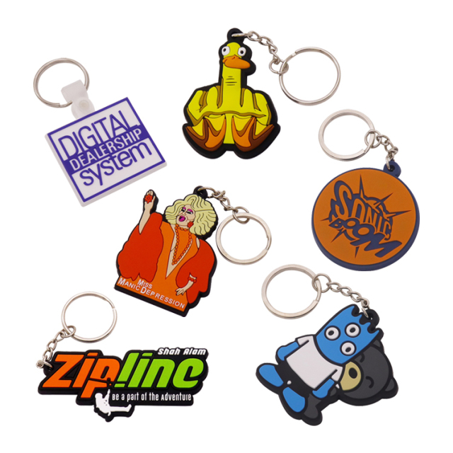 Custom PVC Keychains | Cute Character Charm Keychains