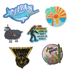 Custom Embroidery Patches | Mixed Logo Badge Patches