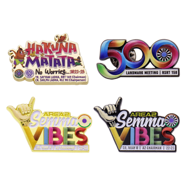 Custom Printing Lapel Pins | Event Logo Character Souvenir Badges