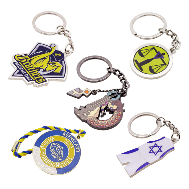 Custom Hard Enamel Keychains | Cute Nature Charm Keychains