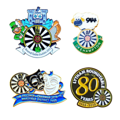 Custom Lapel Pins with Colorful Logo & Souvenir Designs