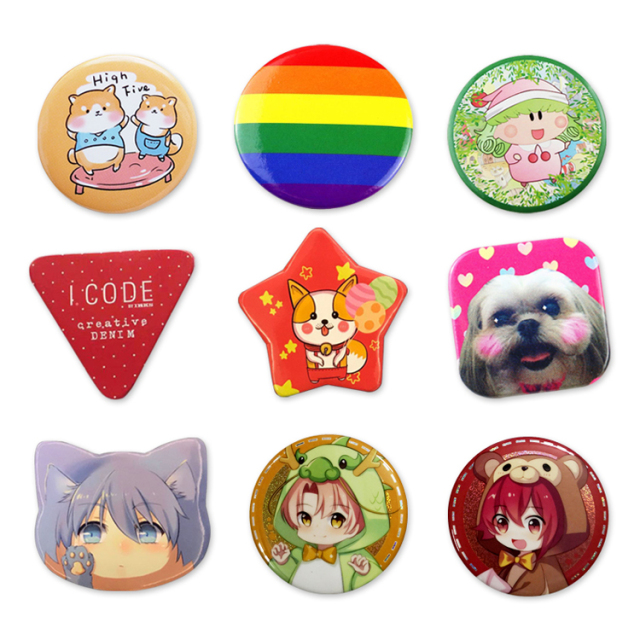 Custom Printing Lapel Pins | Event Logo Character Souvenir Badges