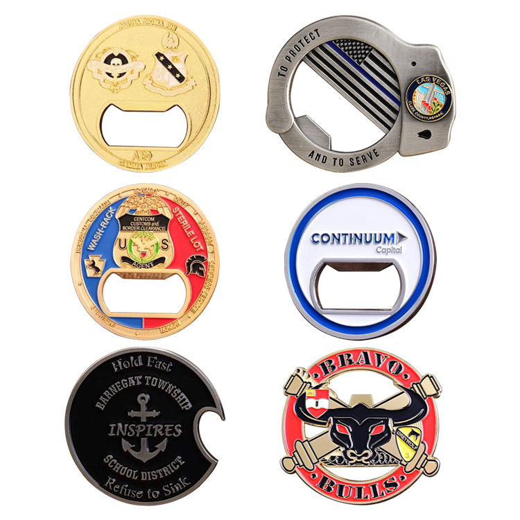 Custom Multifunctional Challenge Coins | Bottle Opener Coins